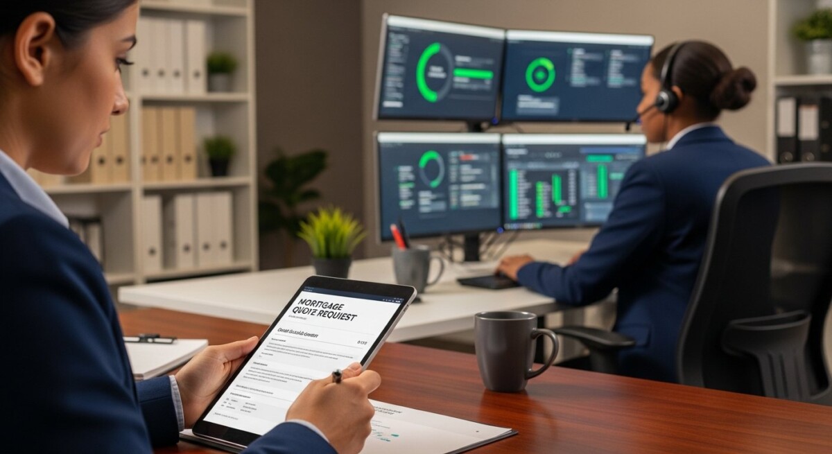 what happens after a client requests a quote?